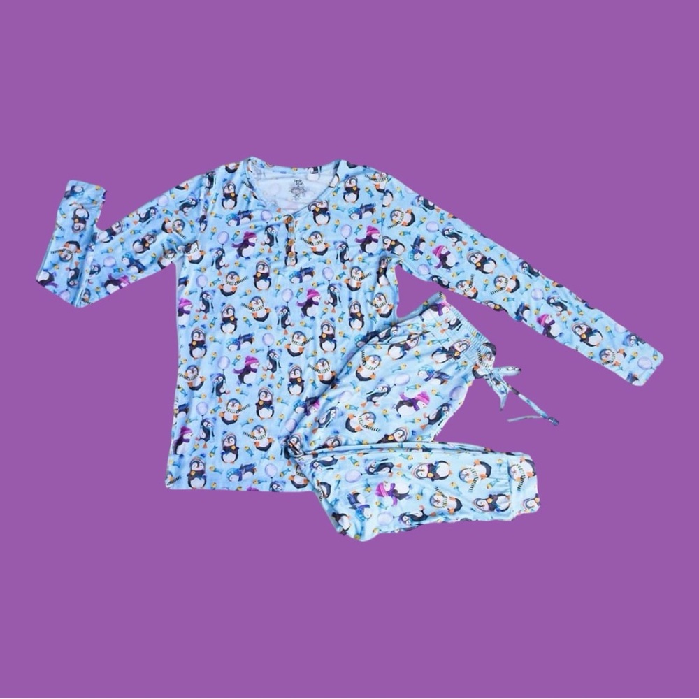 🐧NIB Birdie Bean Bamboo Mama PJ Set🐧